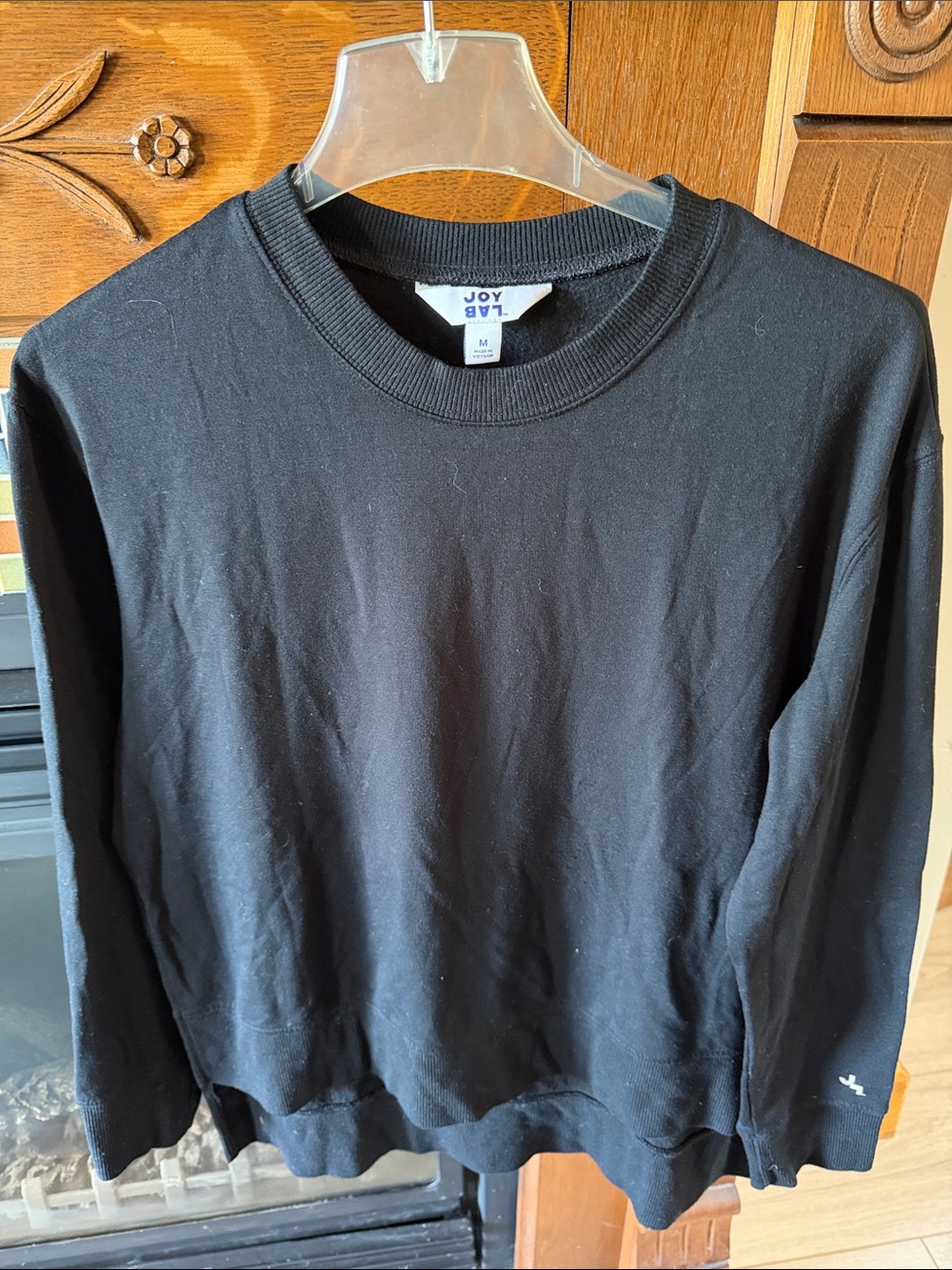 JoyLab Women’s Black Crewneck Sweater - Classic Fit